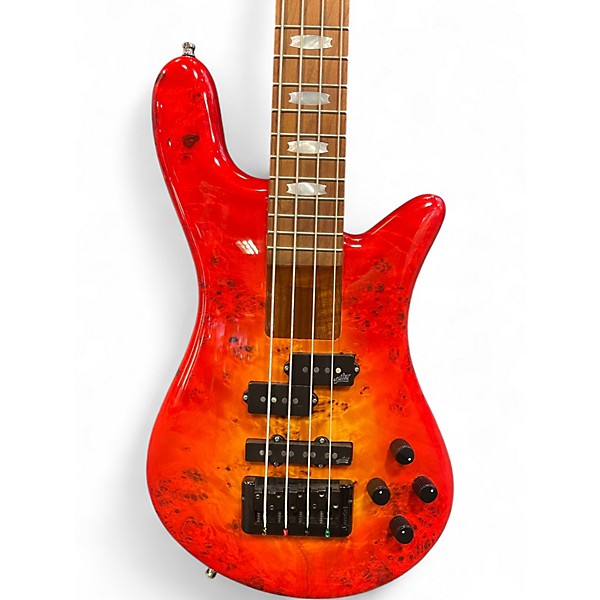 Used Spector EuroBolt 4 Inferno Burst Electric Bass Guitar