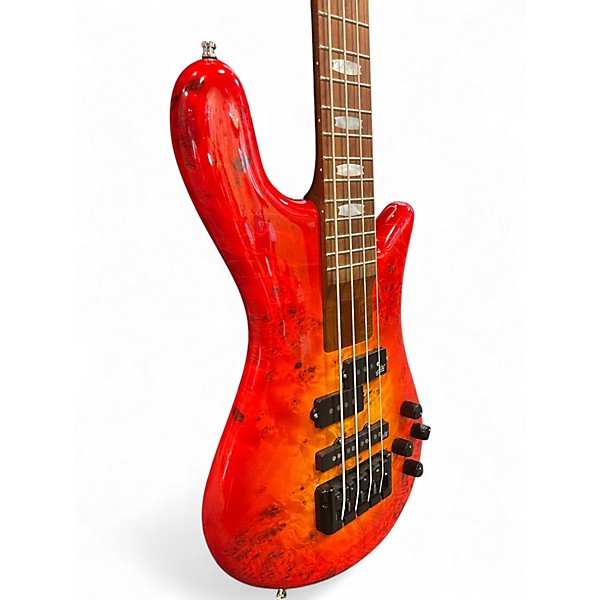 Used Spector EuroBolt 4 Inferno Burst Electric Bass Guitar