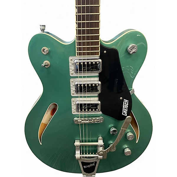 Used 2014 Gretsch Guitars G5622T Electromatic Center Block Double Cut Bigsby Georgia Green Hollow Body Electric Guitar