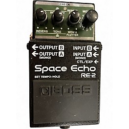 Used BOSS RE2 SPACE ECHO Effect Pedal