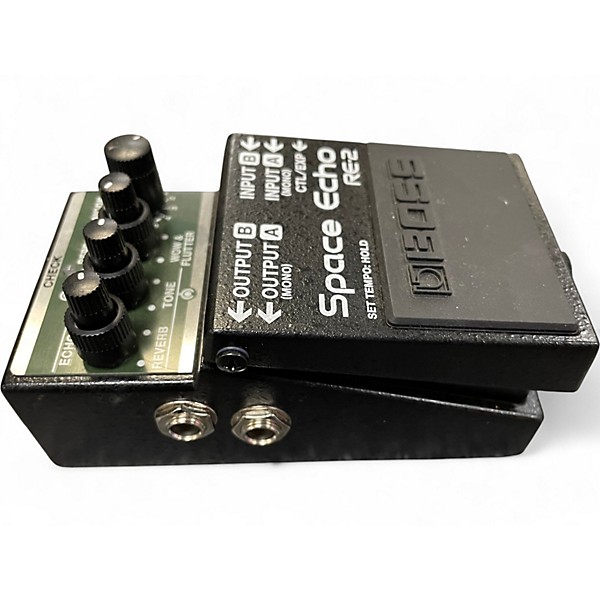 Used BOSS RE2 SPACE ECHO Effect Pedal