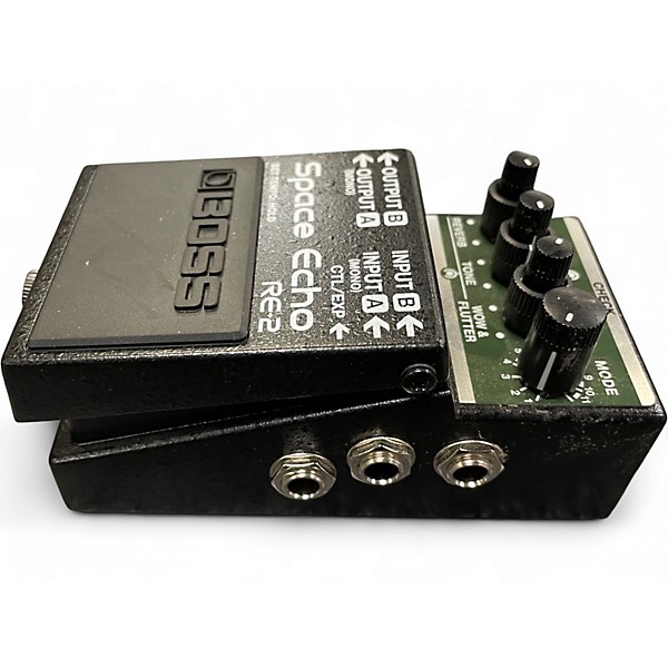 Used BOSS RE2 SPACE ECHO Effect Pedal