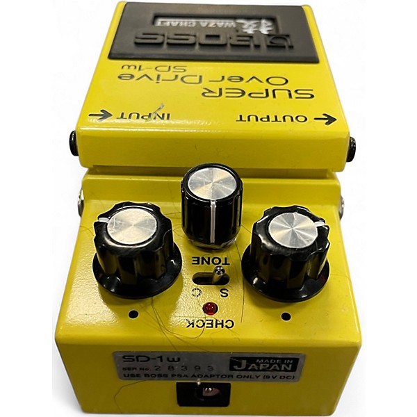 Used BOSS SD1W Super Overdrive Waza Craft Effect Pedal