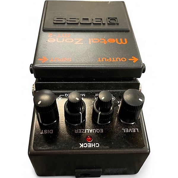 Used BOSS MT2 Metal Zone Distortion Effect Pedal