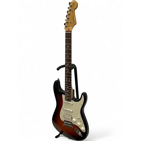 Used 2011 Fender American Standard Stratocaster HSS 3 Color Sunburst Solid Body Electric Guitar