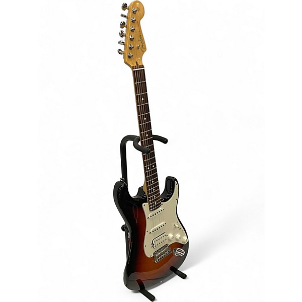 Used 2011 Fender American Standard Stratocaster HSS 3 Color Sunburst Solid Body Electric Guitar