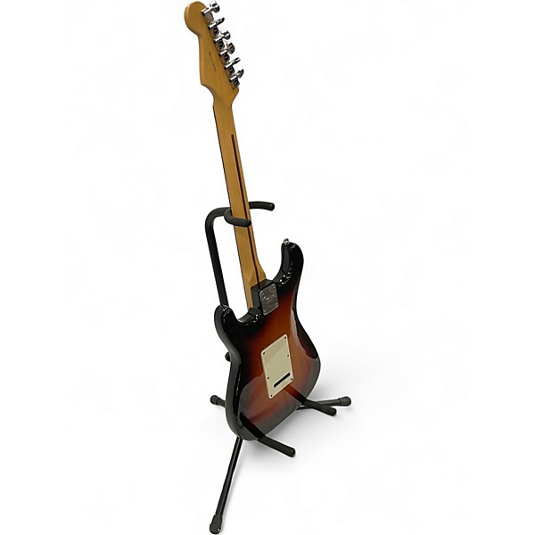 Used 2011 Fender American Standard Stratocaster HSS 3 Color Sunburst Solid Body Electric Guitar
