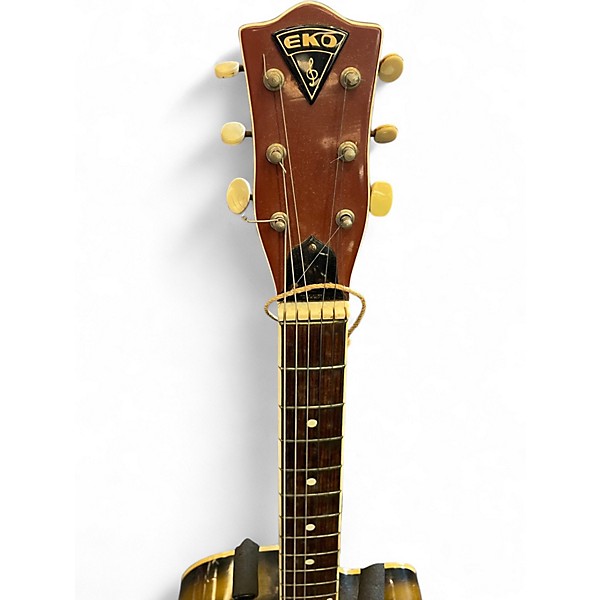 Vintage 1960s Eko 200 Sunburst Acoustic Electric Guitar