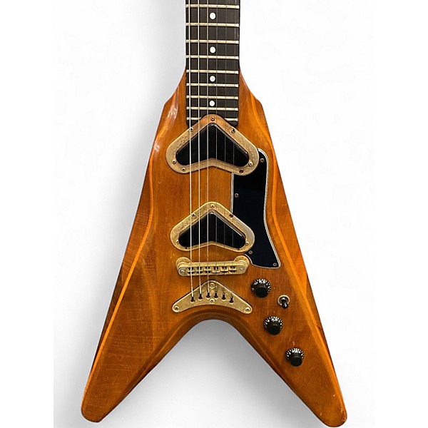 Vintage 1980 Gibson V2 Natural Solid Body Electric Guitar