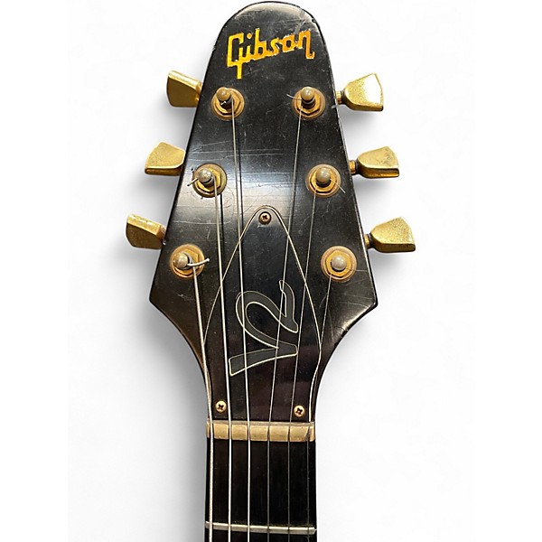 Vintage 1980 Gibson V2 Natural Solid Body Electric Guitar