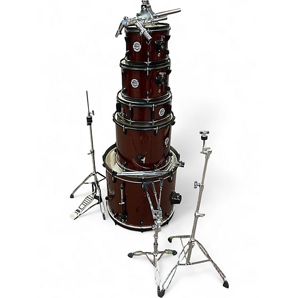 Used ddrum 5 Piece D2P Red Drum Kit