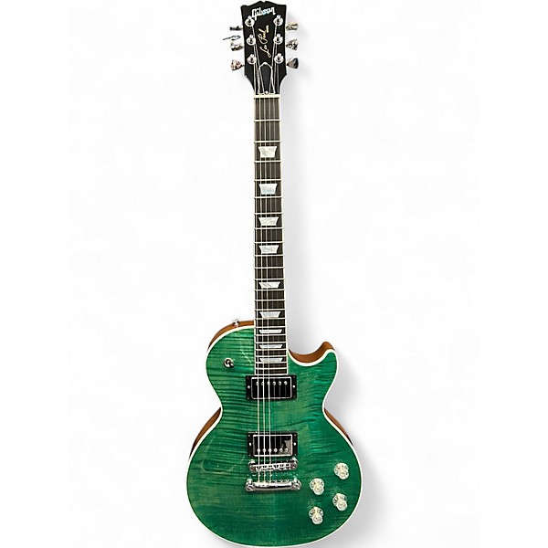 Used Gibson Les Paul Modern Figured Seafoam Green Solid Body Electric Guitar