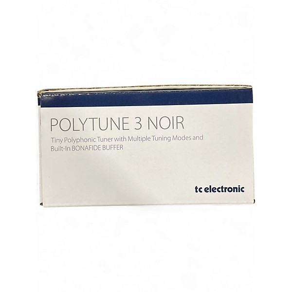 Used TC Electronic Polytune Noir Tuner Pedal