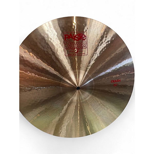 Used Paiste 20in 2002 Crash Cymbal