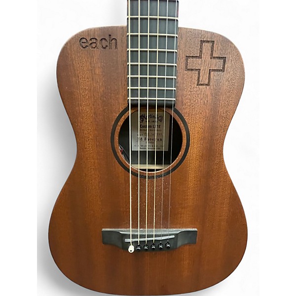 Used Martin LX1E Ed Sheeran Signature Plus Black Acoustic Electric Guitar