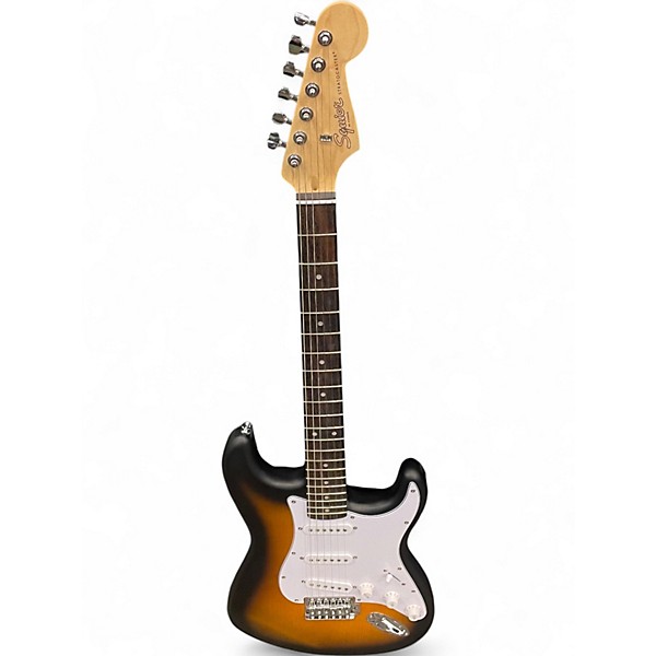 Used Squier DEBUT COLLECTION STRATOCASTER 2 Color Sunburst Solid Body Electric Guitar