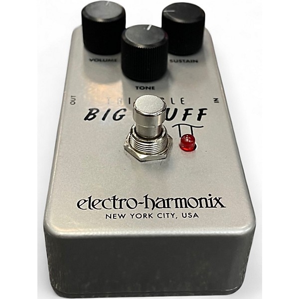 Used Electro-Harmonix Big Muff Triangle Pi Distortion Effect Pedal