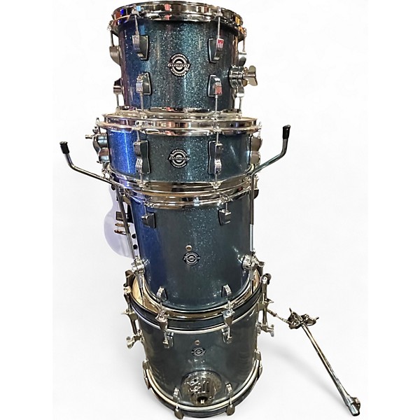 Used Ludwig 4 Piece Breakbeats By Questlove AZURE SPARKLE Drum Kit