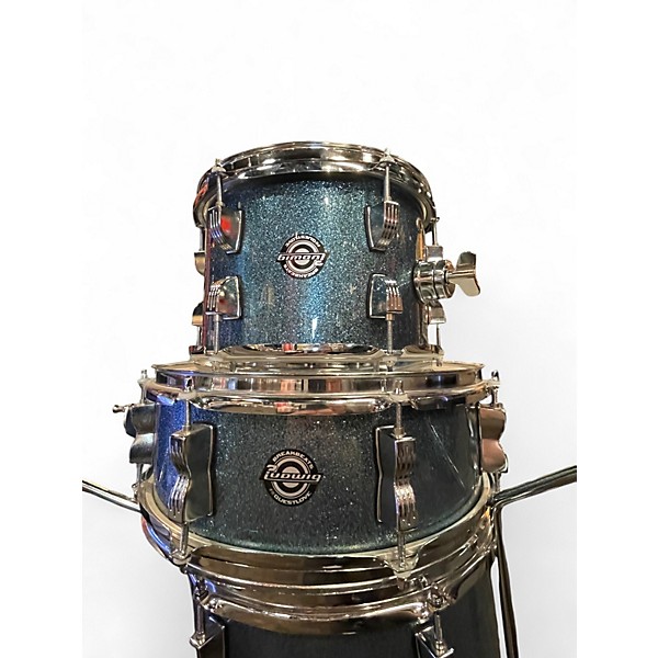 Used Ludwig 4 Piece Breakbeats By Questlove AZURE SPARKLE Drum Kit