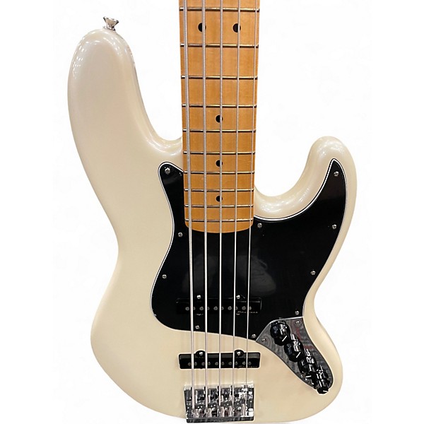 Used Fender Player II Jazz Bass Olympic Pearl Electric Bass Guitar