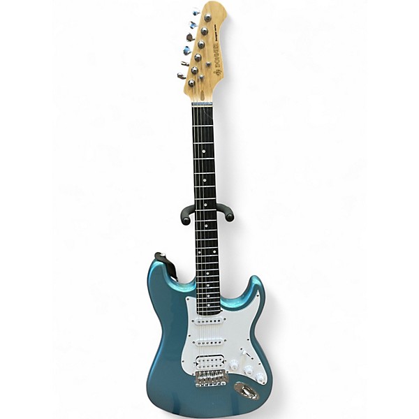 Used Donner HSS STRAT CLONE Blue Solid Body Electric Guitar
