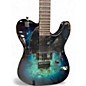 Used ESP LTD TE2000X Ocean Blue Burst Solid Body Electric Guitar