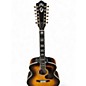 Used Guild F-512 Sunburst 12 String Acoustic Electric Guitar