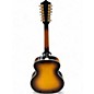 Used Guild F-512 Sunburst 12 String Acoustic Electric Guitar