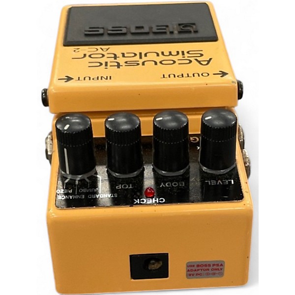 Used BOSS AC2 Acoustic Simulator Effect Pedal