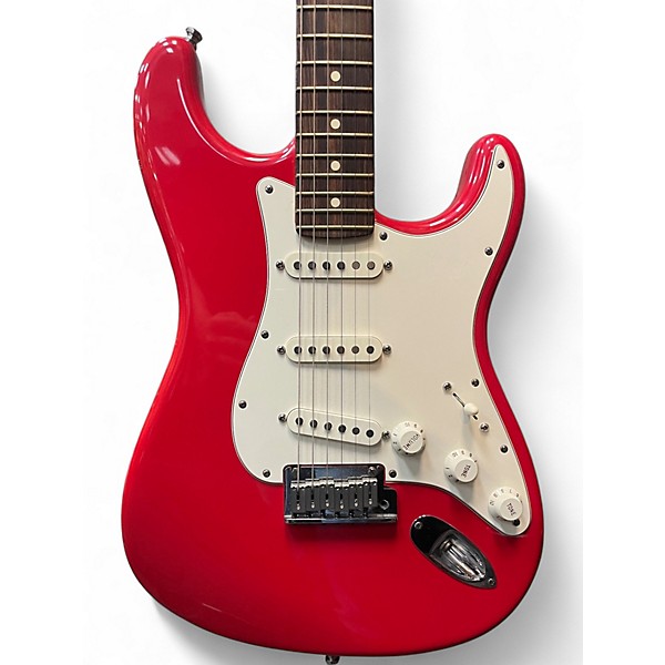 Used 2010 Fender American Standard Stratocaster Torino Red Solid Body Electric Guitar