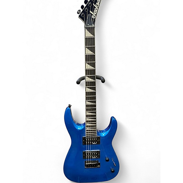 Used Jackson JS22 Dinky Metallic Blue Solid Body Electric Guitar