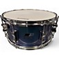 Used Ludwig 6.5X14 backbeat snare blue sparkle Drum thumbnail