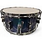 Used Ludwig 6.5X14 backbeat snare blue sparkle Drum
