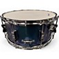 Used Ludwig 6.5X14 backbeat snare blue sparkle Drum