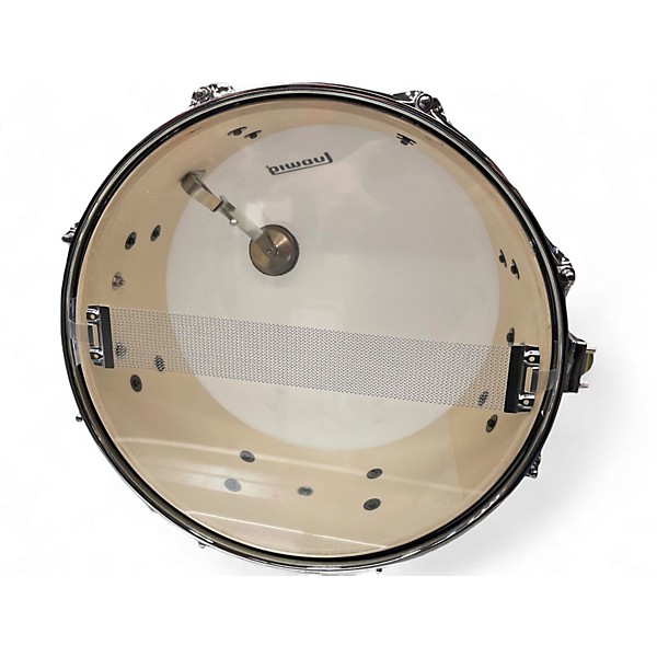 Used Ludwig 6.5X14 backbeat snare blue sparkle Drum