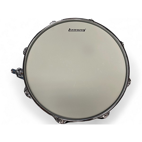 Used Ludwig 5X14 element evolution snare blue sparkle Drum