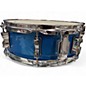 Used Ludwig 5X14 element evolution snare blue sparkle Drum