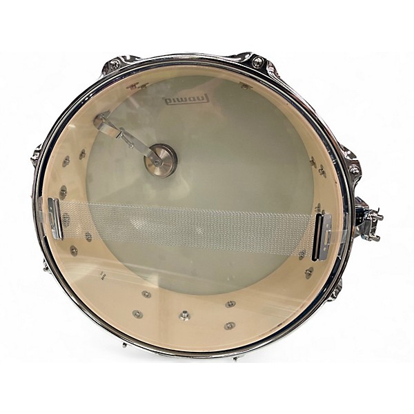 Used Ludwig 5X14 element evolution snare blue sparkle Drum