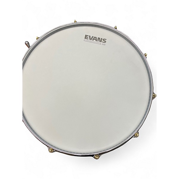 Used SJC 14in 25TH ANNIVERSARY 14' SNARE SILVER FLECK Drum