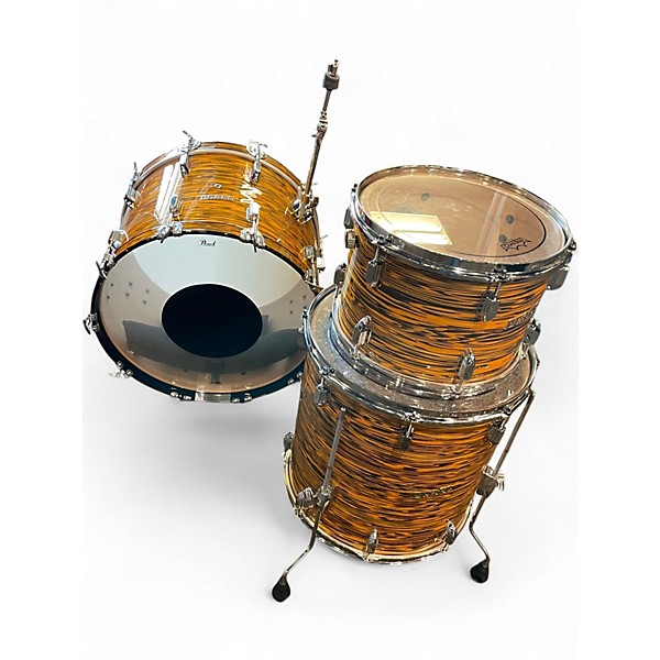 Used Pearl 3 Piece PRESIDENT SUNSET RIPPLE Drum Kit