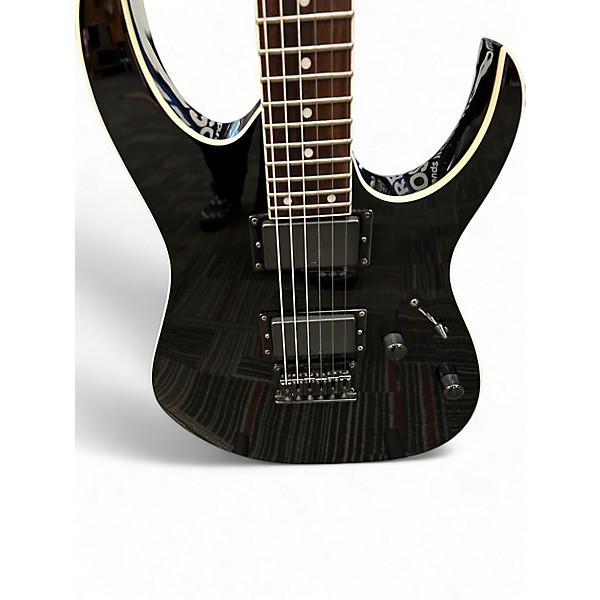 Used Ibanez RG2EX1 Black Solid Body Electric Guitar