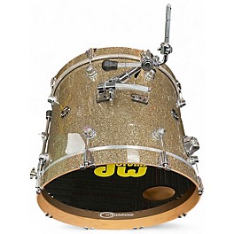 Used DW 4 Piece Performance Series ginger glitter Drum Kit