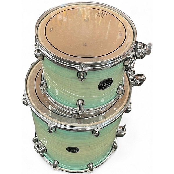 Used Mapex 5 Piece armory aqua marine Drum Kit