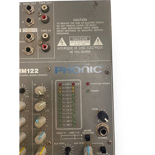 Used Alto ZMX122FX 8-Channel Unpowered Mixer