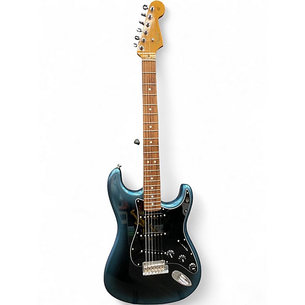 Used 2021 Fender American Professional II Stratocaster HSS Dark Night Solid Body Electric Guitar