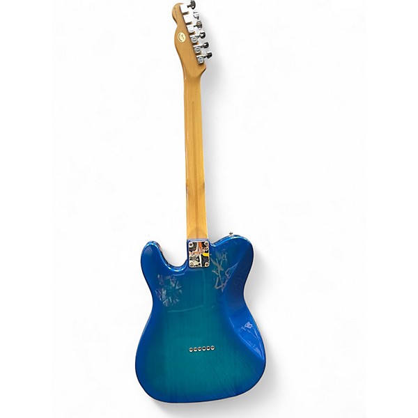 Used 1996 Fender American Telecaster Plus V2 Blue Burst Solid Body Electric Guitar