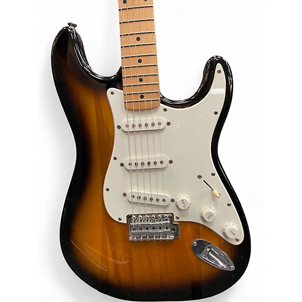 Used Squier Affinity Stratocaster Sunburst Solid Body Electric Guitar