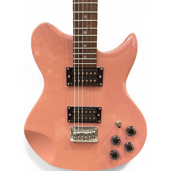 Used Lyon li165 Pink Solid Body Electric Guitar