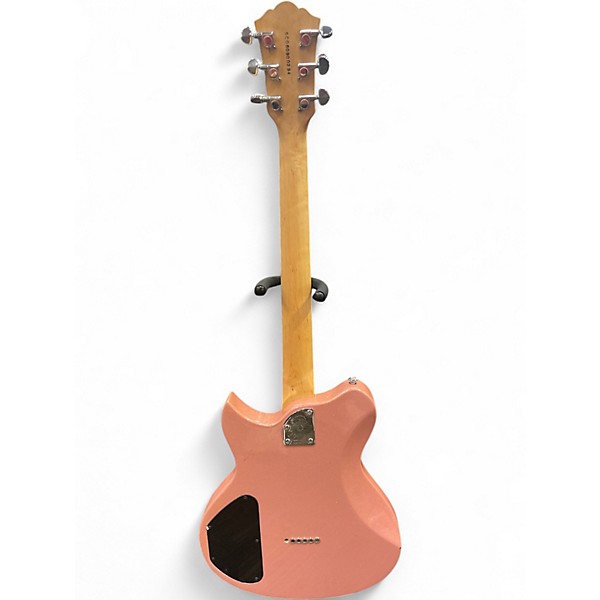 Used Lyon li165 Pink Solid Body Electric Guitar