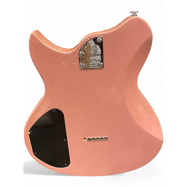 Used Lyon li165 Pink Solid Body Electric Guitar